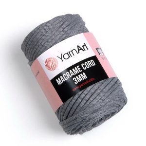 YarnArt Zsinórfonal 3 mm /Grafit/ 774