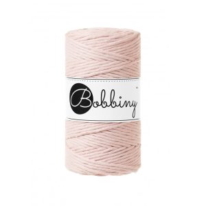 Bobbiny Makramé fonal 3 mm/Pastel Pink/