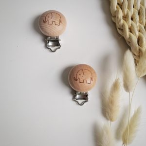 Gyerek cumitartó csipesz/Elefántos/