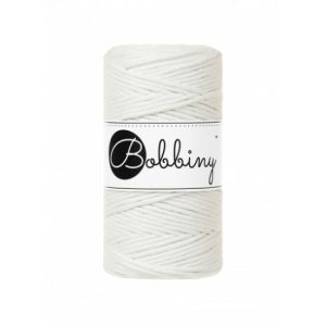 Bobbiny Makramé fonal 3 mm/Off-white/