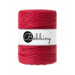 Bobbiny Makramé fonal 5 mm/Classic Red/
