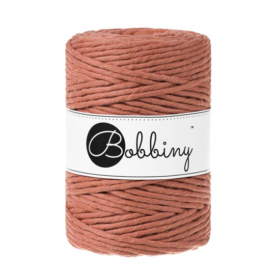 Bobbiny Makramé fonal 5 mm/Terrakotta/