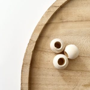 Fagyöngy, fagolyó- natúr - átm. 20 mm /nagyobb lyukkal/