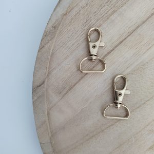 Fém karabiner /18  mm/-Arany