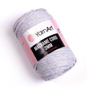 YarnArt Zsinórfonal 3 mm /Világosszürke/756