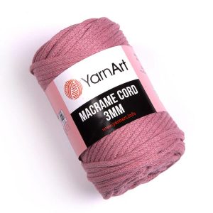 YarnArt Zsinórfonal 3 mm /Rózsa/792