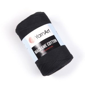 YarnArt Zsinórfonal 2 mm /Fekete/ 750