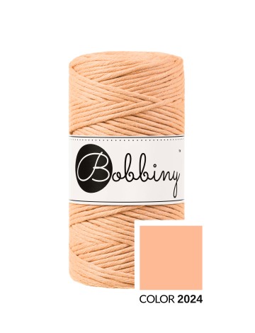 Bobbiny Makramé fonal 3 mm/Peach Fuzz/ Új kollekció 2024