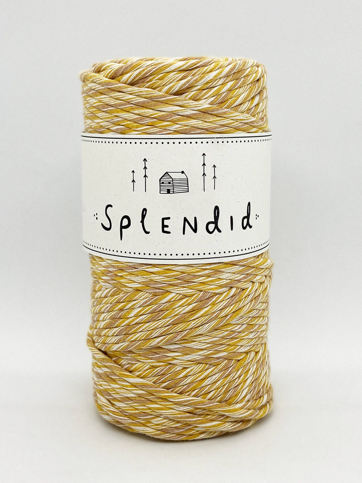 Splendid Makramé fonal 3 mm/Méz/