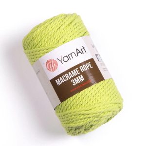 YarnArt 3 mm Sodrott fonal (kifésülhető) /Világoszöld/755