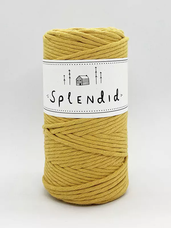 Splendid Makramé fonal 3 mm/Okker/