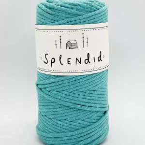 Splendid Makramé fonal 3 mm/Türkiz/