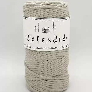 Splendid Makramé fonal 3 mm/Világosbézs/