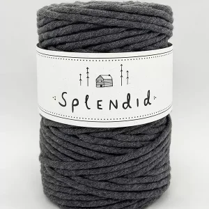 Splendid Makramé fonal 5 mm/Antracit/