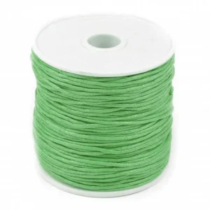 Pamutzsinór viaszos 1 mm /Pasztelzöld/