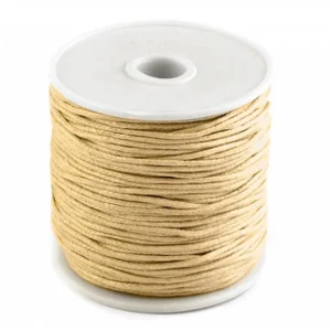 Pamutzsinór viaszos 1 mm /Világos Bézs/
