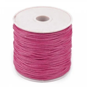 Pamutzsinór viaszos 1 mm /Málna/