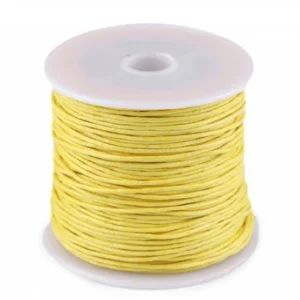 Pamutzsinór viaszos 1 mm /Nárcisz/