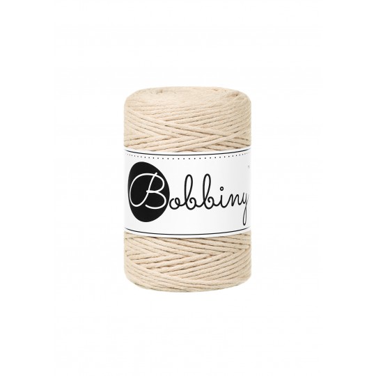 Bobbiny Makramé fonal 1,5 mm /Warm Beige/