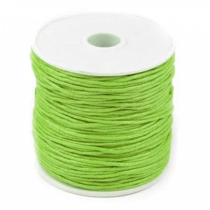 Pamutzsinór viaszos 1 mm /Lime/