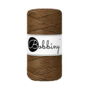 Bobbiny Makramé Fonal 3 mm/Nut Brown/