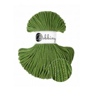 Bobbiny Zsinórfonal Junior 3 mm /SHINY MOSS GREEN/