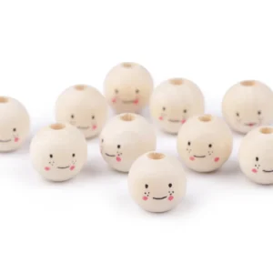 Fagyöngy, fagolyó- natúr - átm. 16 mm arc mintájú