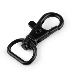 Fém karabiner /12  mm/Fekete
