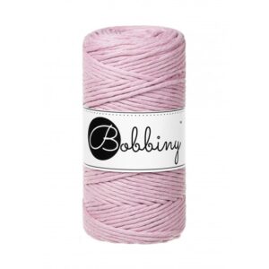 Bobbiny Makramé Fonal 3 mm/Dusty Rose/