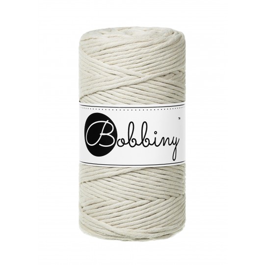 Bobbiny Makramé Fonal 3 mm/Cashmere Beige/