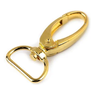 Fém karabiner ovális /20  mm/-Arany