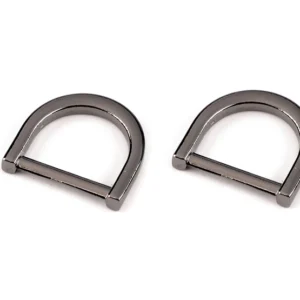 D karika félkarika átmérője 20 mm-Fekete nikkel