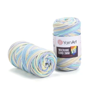 YarnArt zsinórfonal 3 mm /VR Candy szinátmenetes /924