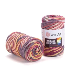 YarnArt zsinórfonal 3 mm /VR Magenta szinátmenetes /923