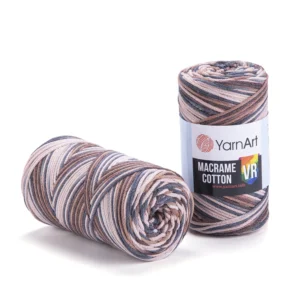 YarnArt Zsinórfonal 2 mm /VR Barna szinátmenetes/928