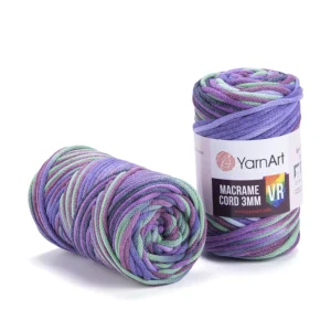 YarnArt zsinórfonal 3 mm /VR Lila szinátmenetes/926