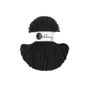 Bobbiny Classic zsinórfonal 4 mm - FEKETE